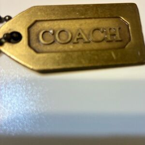 Vintage Coach Gold Tag